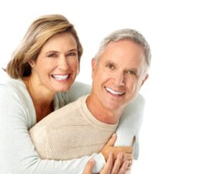 Happy smiling couple can relax with dental sedation in Fairfax